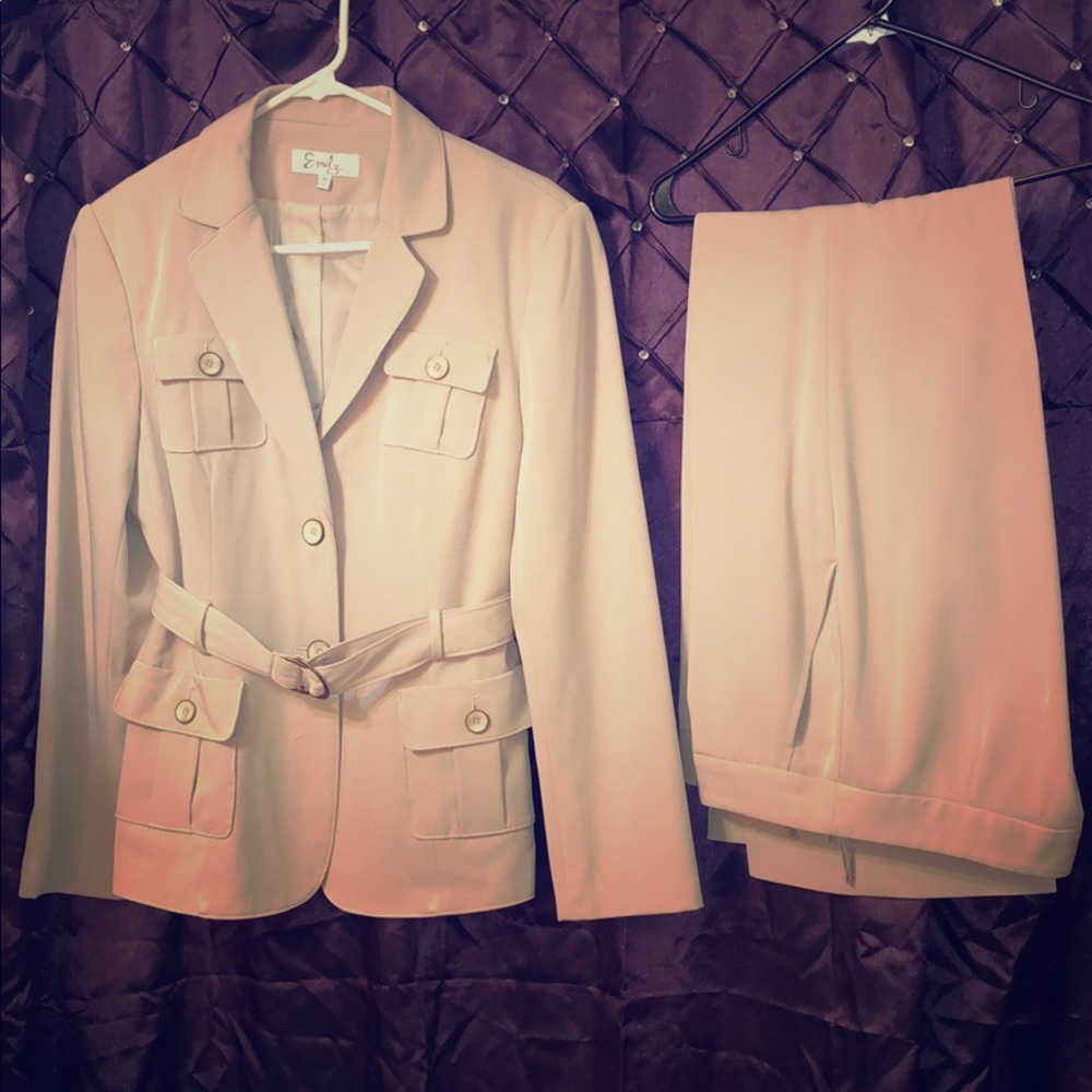 Tan 2 piece Suit